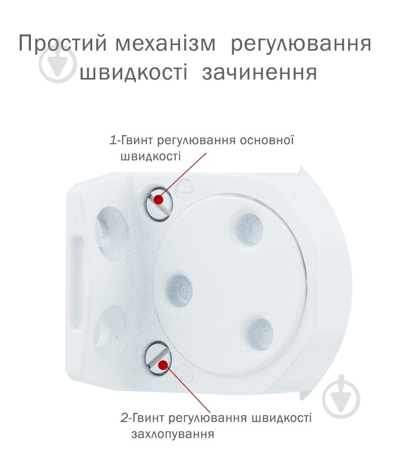 Доводчик дверной RYOBI D-1554 UNIV белый 80 кг - фото 3
