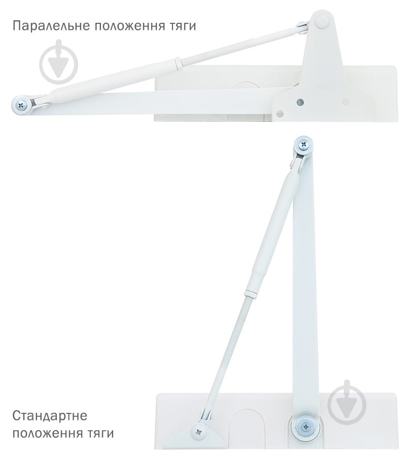 Доводчик дверной RYOBI D-1554 UNIV белый 80 кг - фото 4