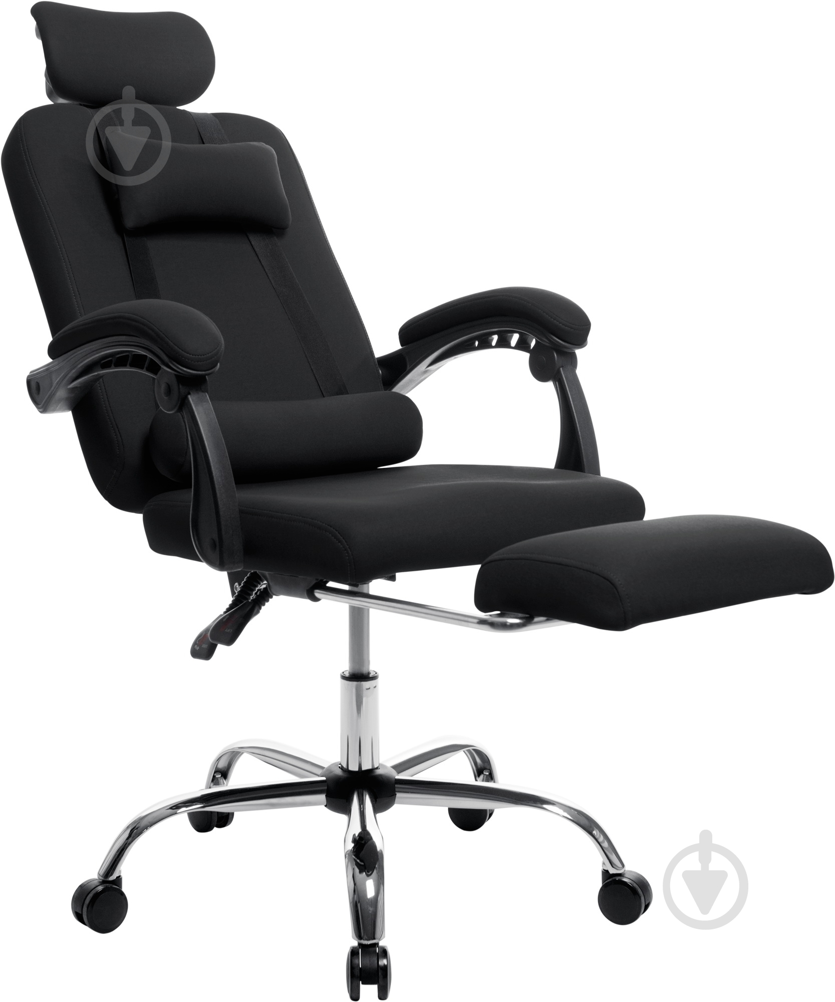 Кресло GT Racer X-8003 Fabric черный - фото 4