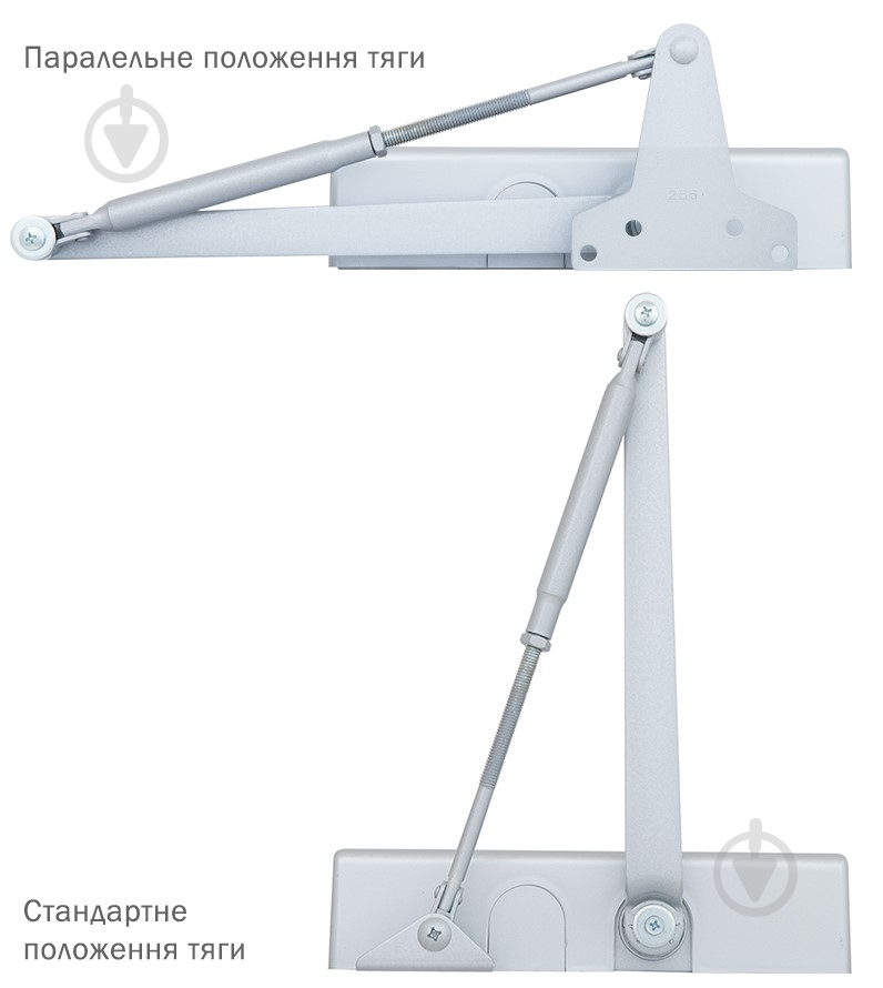 Доводчик дверной RYOBI D-1554 UNIV серый 80 кг - фото 5