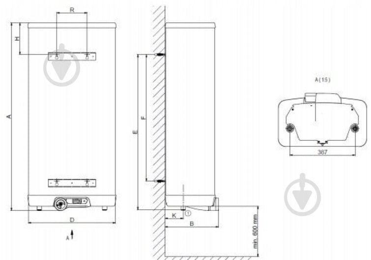 Бойлер Drazice OKHE ONE/Е 80 - фото 2