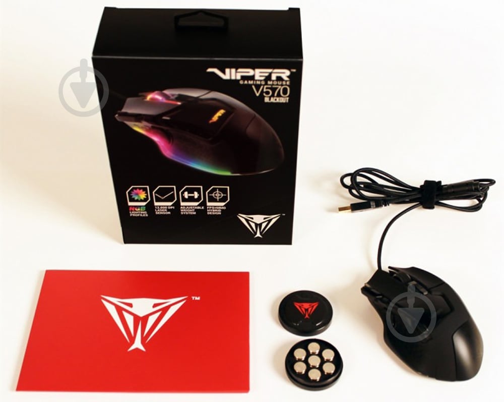 Мышка Patriot Viper V570 Blackout Edition black - фото 9 Мышка Patriot Viper V570 Blackout Edition black - фото 9