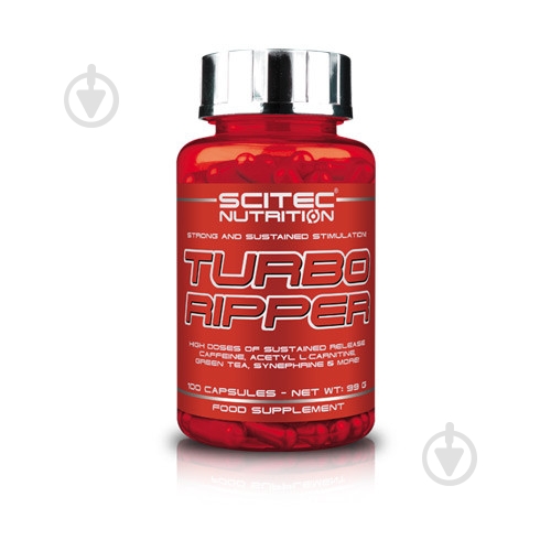 Жироспалювач Scitec Nutrition Turbo Ripper 100 капс. - фото 1 Жироспалювач Scitec Nutrition Turbo Ripper 100 капс. - фото 1