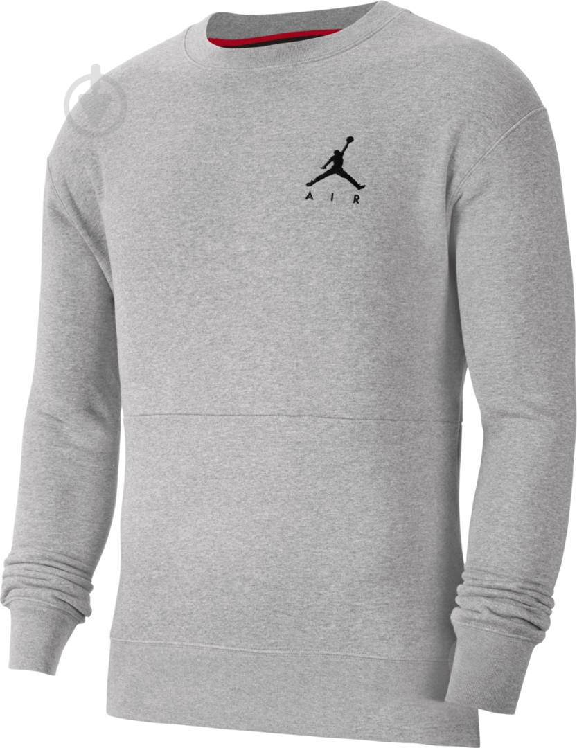 Джемпер Jordan M J JUMPMAN AIR FLEECE CREW CT3455-091 р. S серый - фото 1