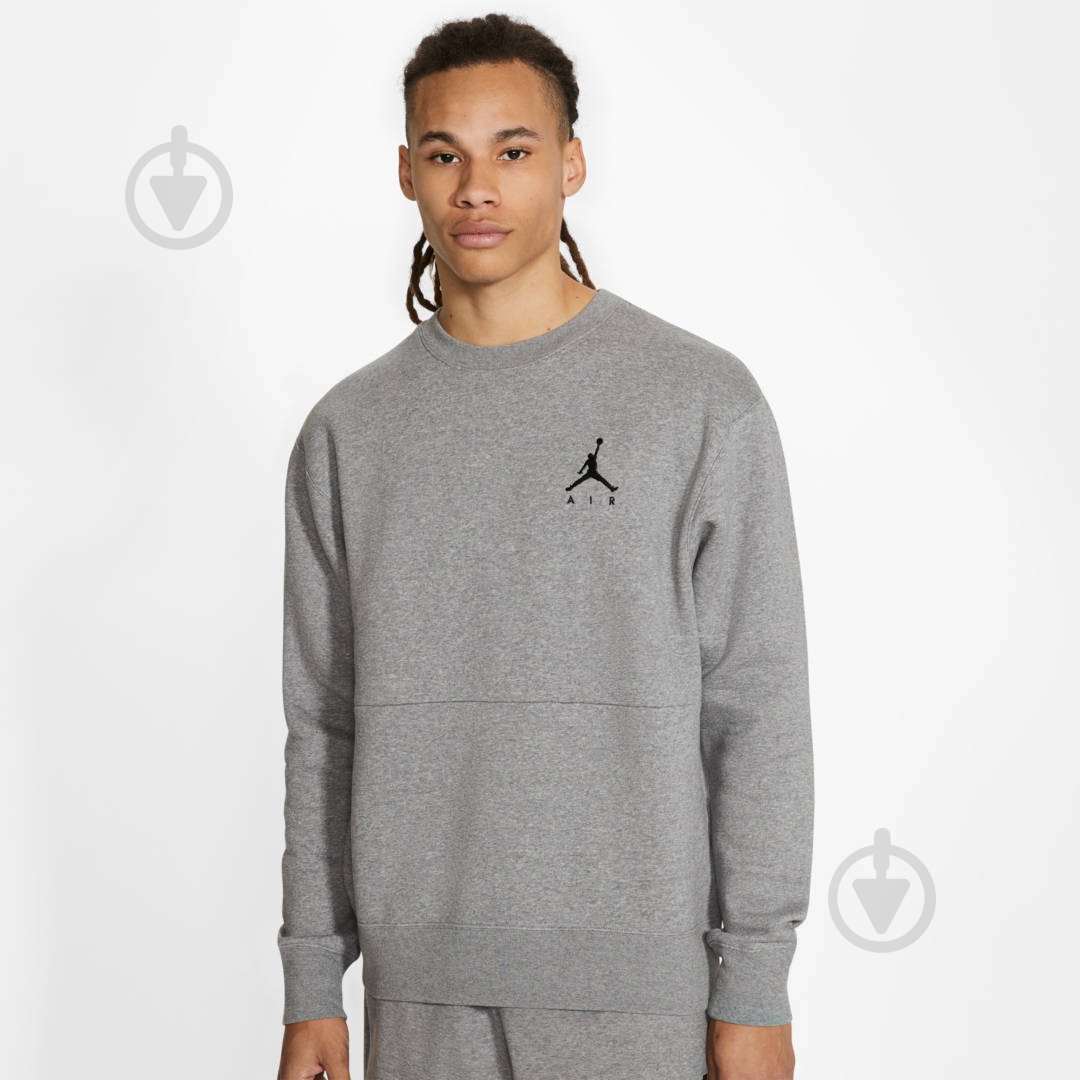 Джемпер Jordan M J JUMPMAN AIR FLEECE CREW CT3455-091 р. S серый - фото 4