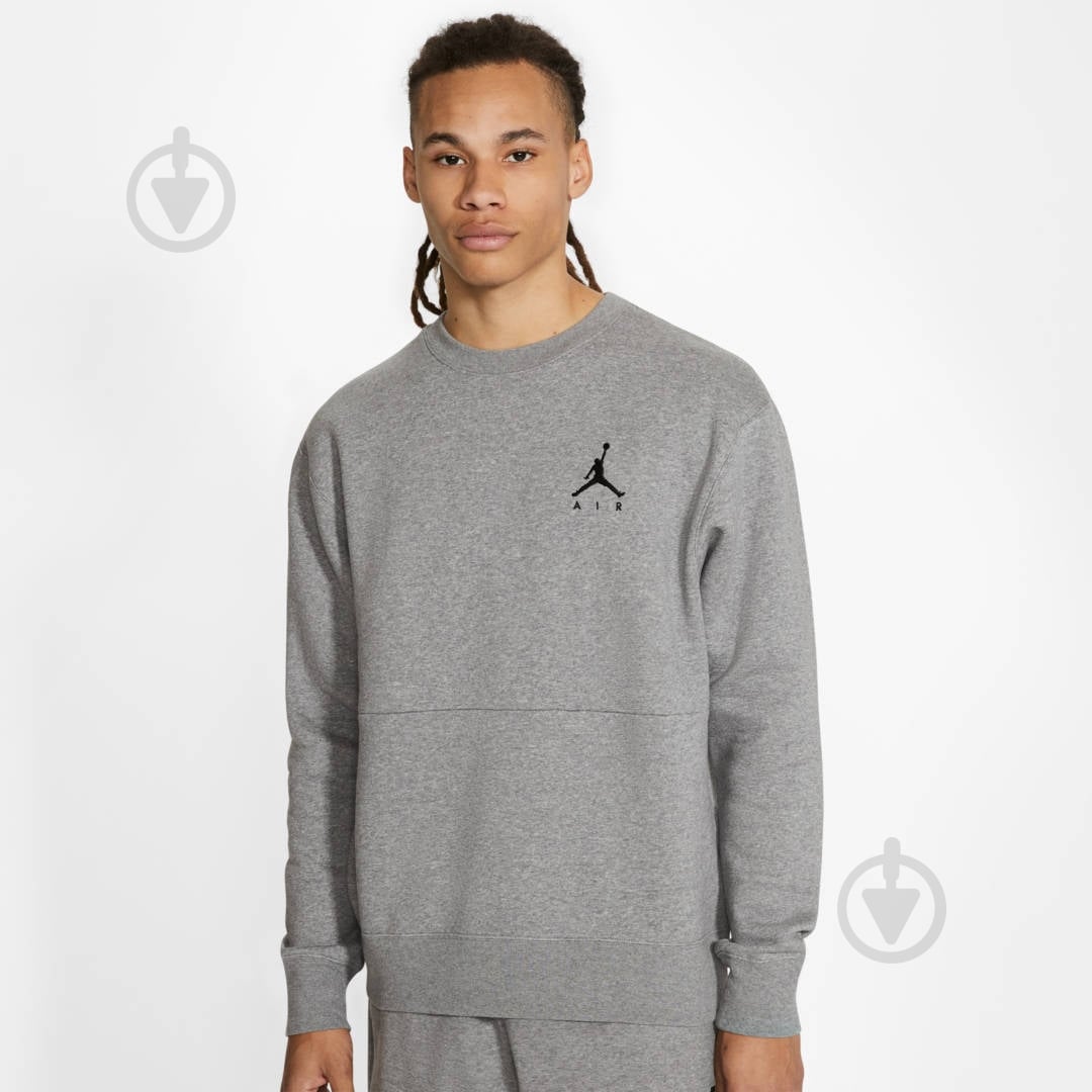 Джемпер Jordan M J JUMPMAN AIR FLEECE CREW CT3455-091 р. XL серый - фото 4