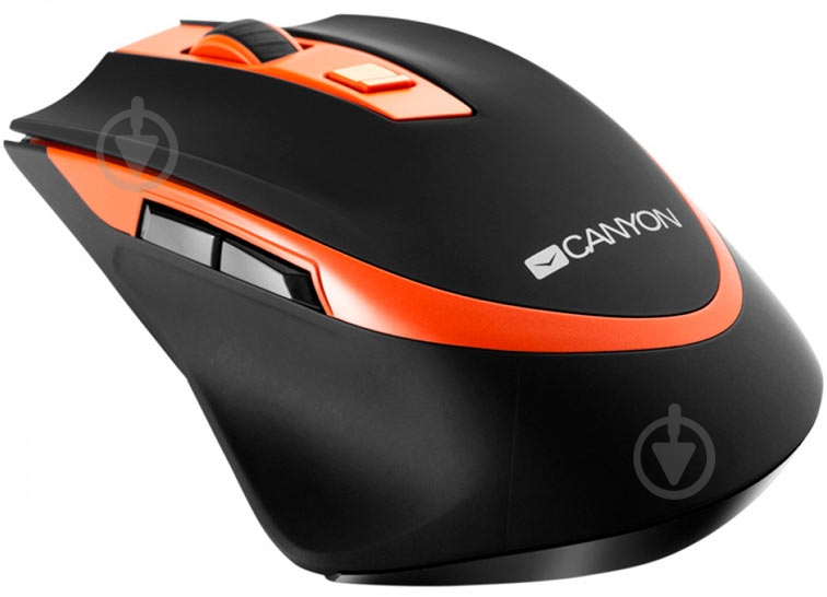 Мышка Canyon CNS-CMSW13BO black/orange - фото 2