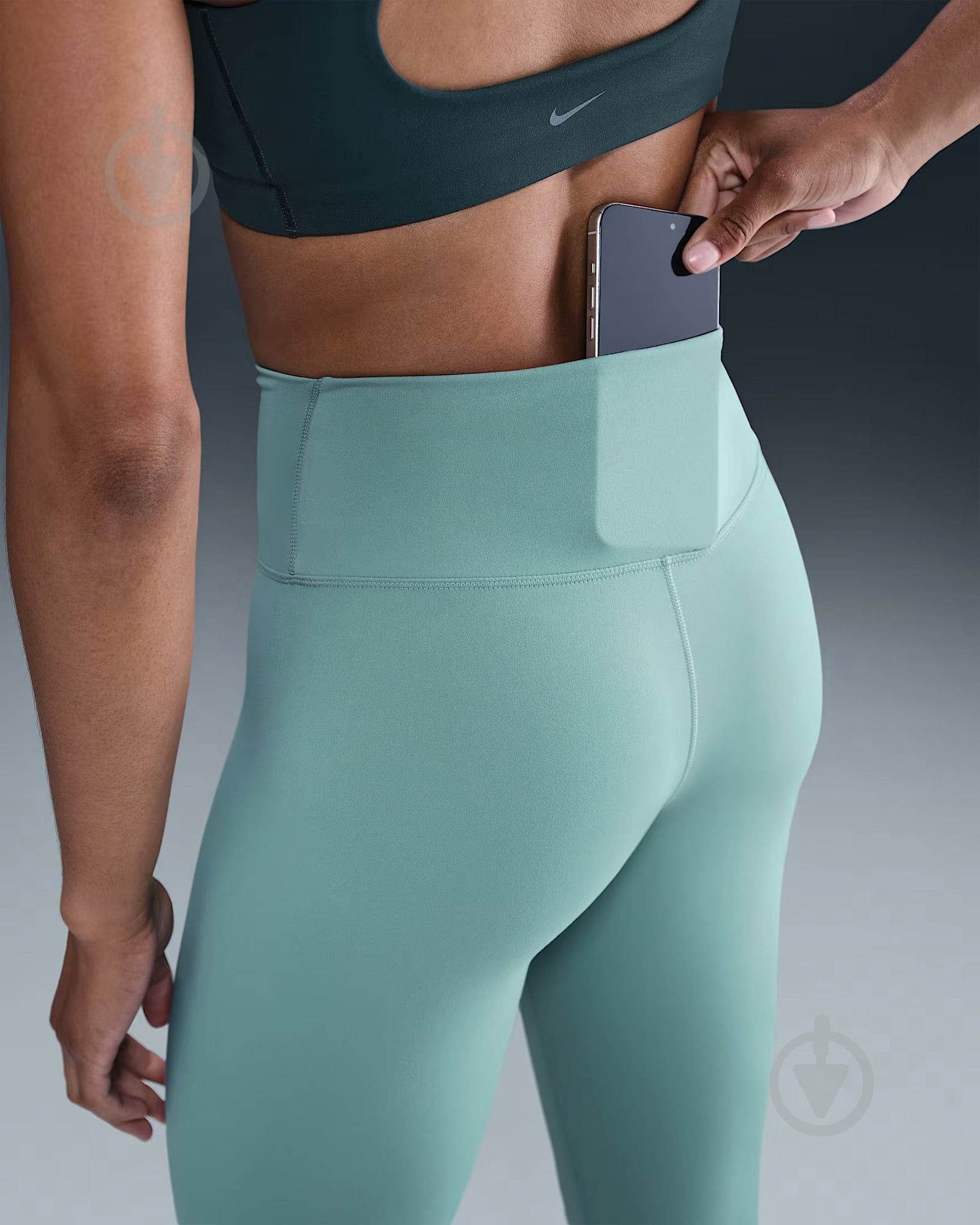ᐉ Лосини W NK DF ONE HR TIGHT WT IB9382-017 р.L зелений • Краща