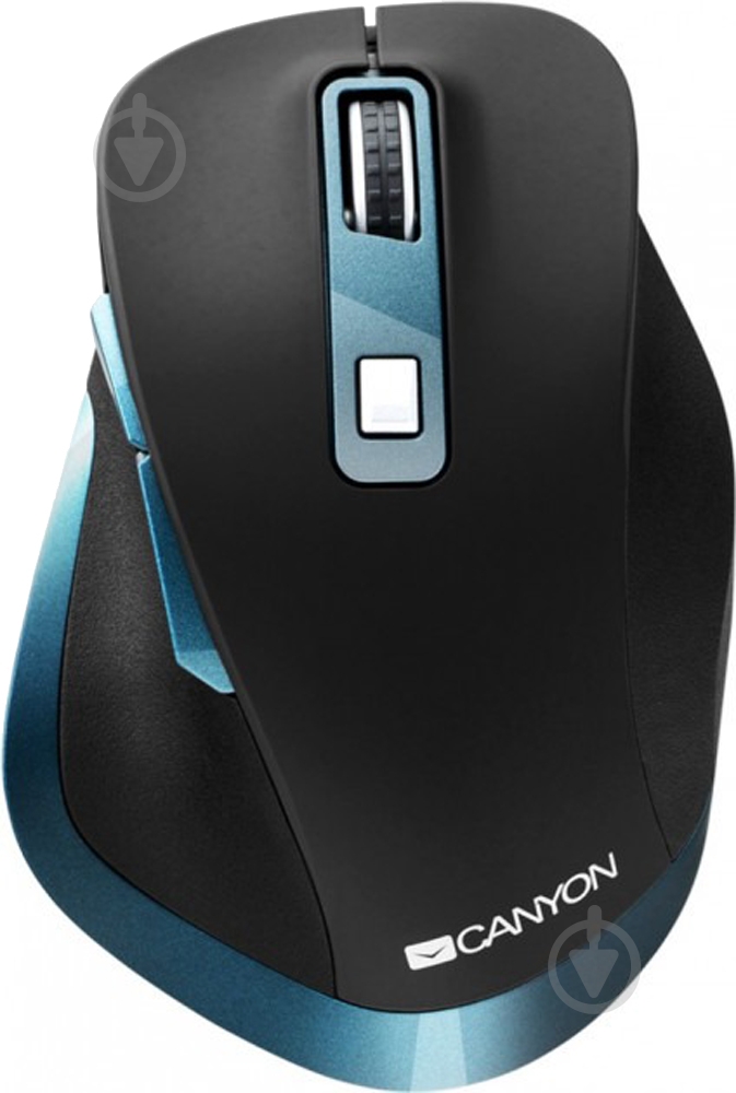 Мишка Canyon CNS-CMSW14DG black/blue USB - фото 1 Мишка Canyon CNS-CMSW14DG black/blue USB - фото 1