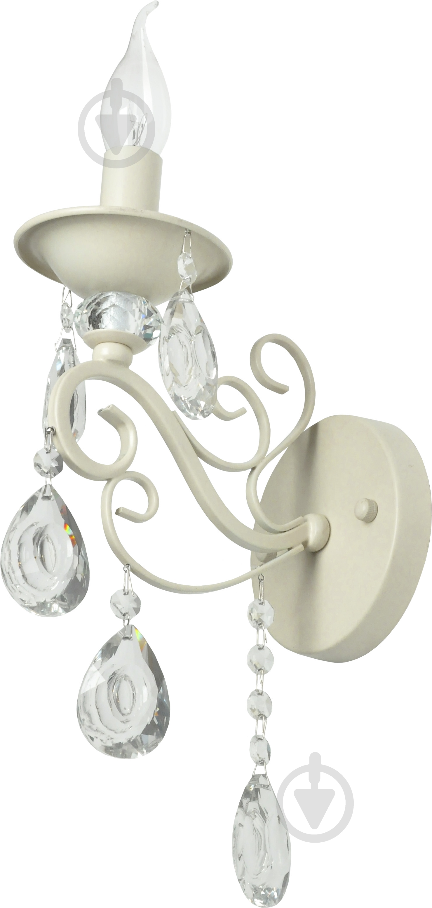 Бра Victoria Lighting Christina/AP1 1x40 Вт E14 белый - фото 1