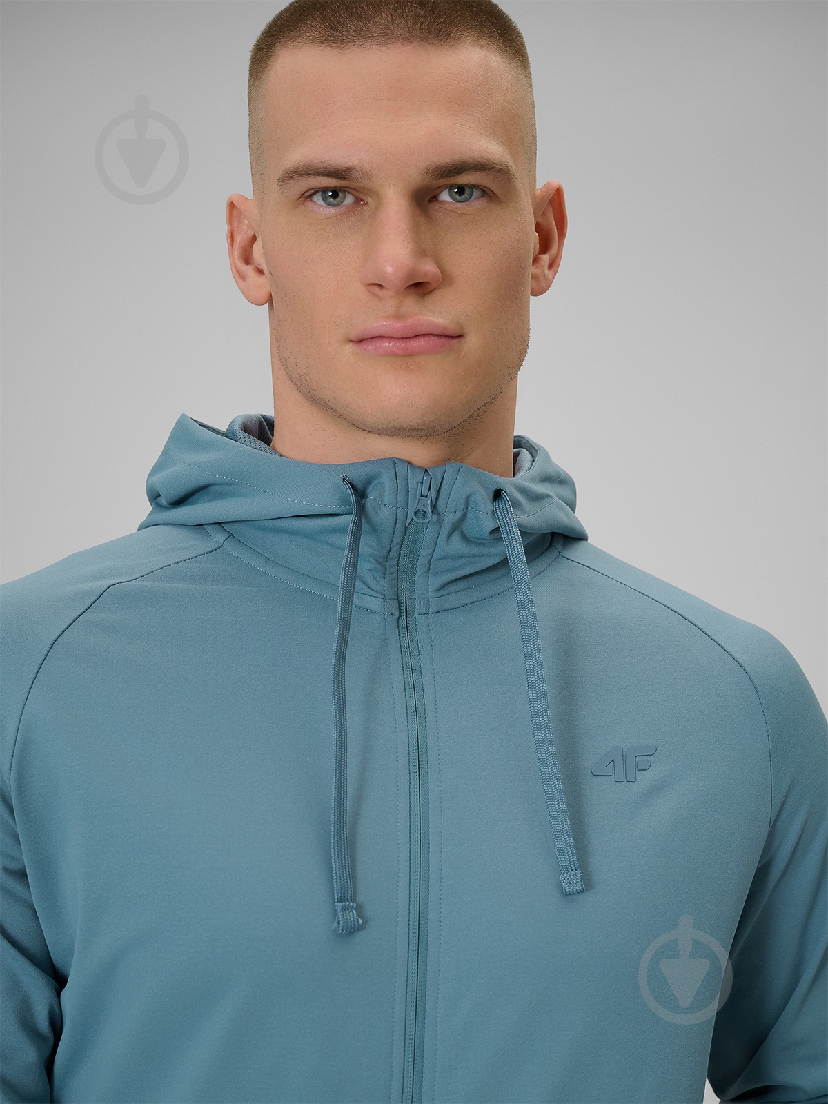 Джемпер 4F SWEATSHIRT FNK M631 4FWSS26TFSWM631-32M р.XL блакитний - фото 4