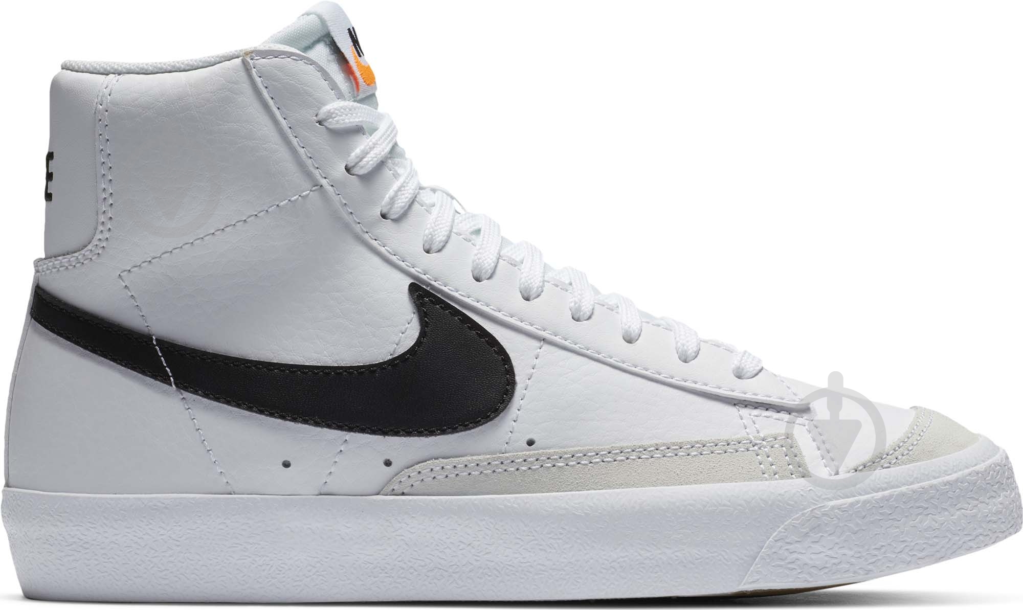Кроссовки женские демисезонные Nike Blazer Mid '77 DA4086-100 р.36,5 белые - фото 3