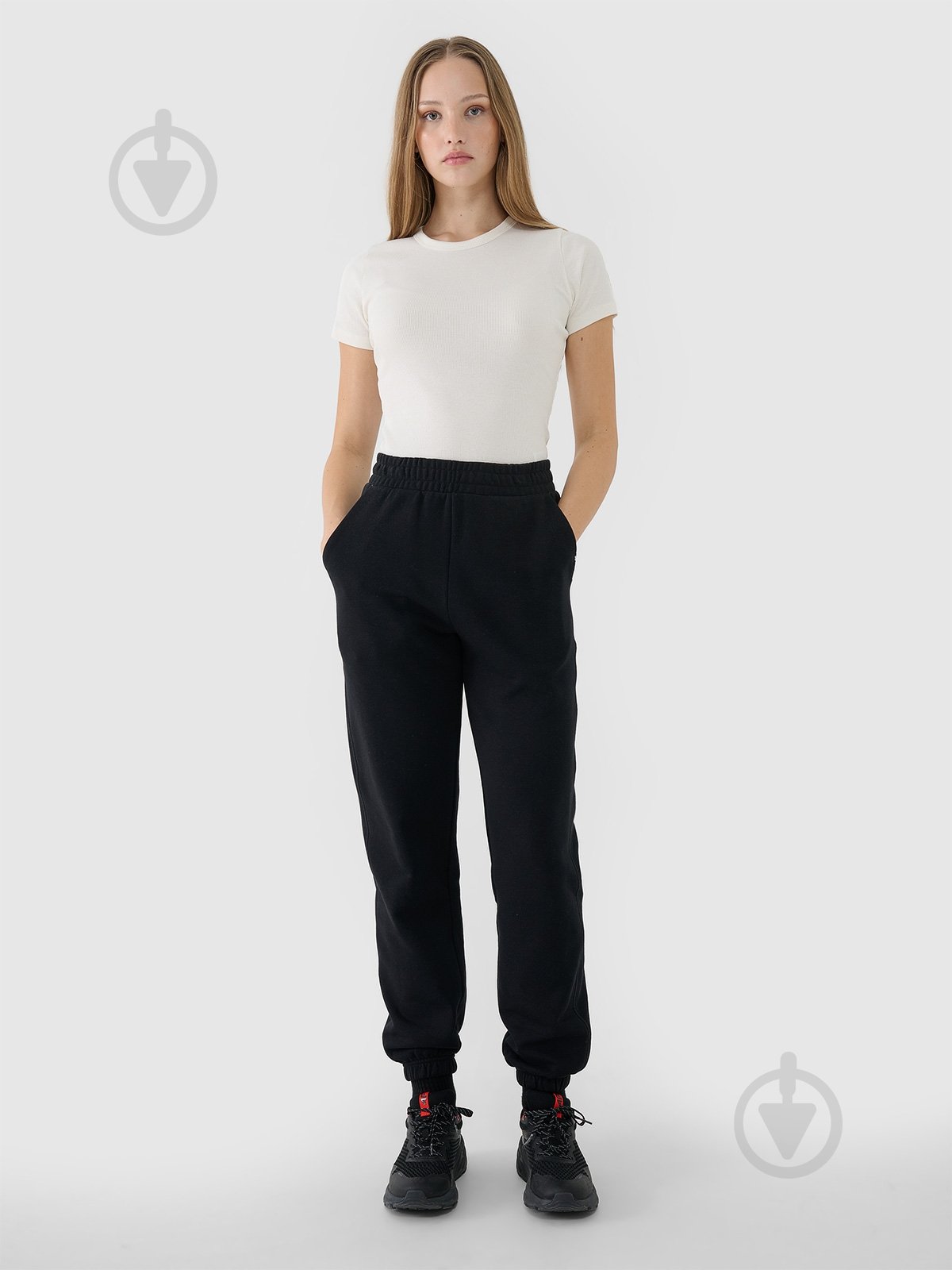 Штани 4F TROUSERS CAS F1013 4FWSS25TTROF1013-20S р. XL чорний - фото 3