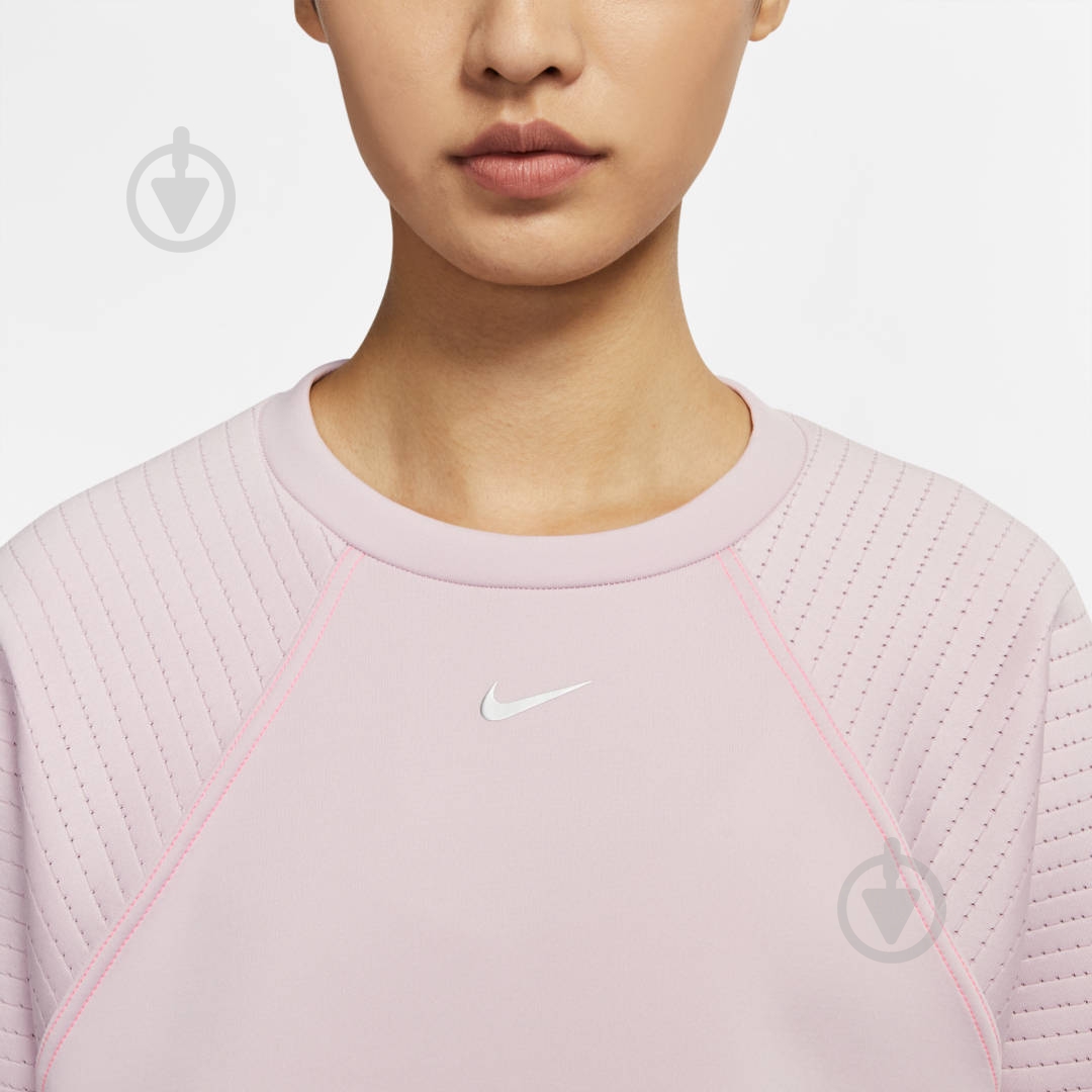 Джемпер Nike W NP LUX CLN DRY FLEECE CREW CU5745-516 р. M розовый - фото 6