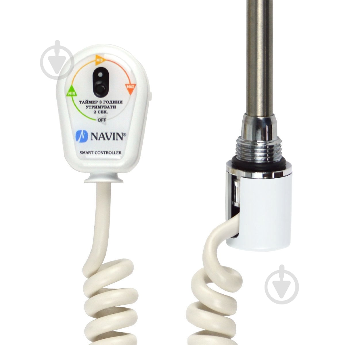 ТЭН NAVIN Basic 300W белый, с таймером (20-127031-3030) - фото 1