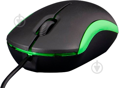 Мышка Frime FM-010 Black/Green - фото 1 Мышка Frime FM-010 Black/Green - фото 1