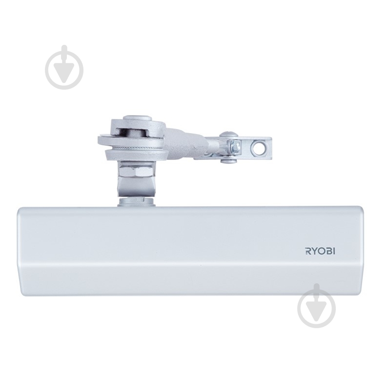 Доводчик дверний RYOBI DS-2055V BC STD_HO з фіксацією і вітровим гальмом сірий 100 кг - фото 1