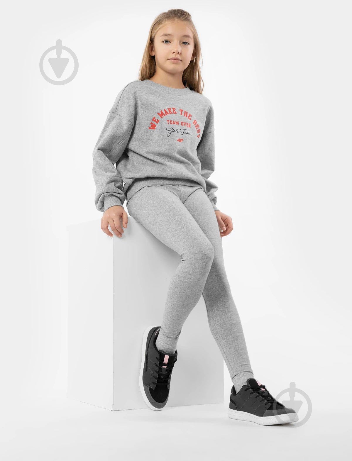 Свитшот 4F JBLD005-27 р.146 серый - фото 4