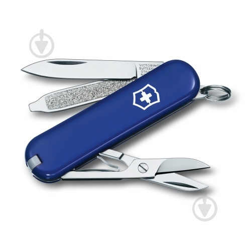 Нож Victorinox Сlassic-SD синий 0.6223.2 - фото 1 Нож Victorinox Сlassic-SD синий 0.6223.2 - фото 1