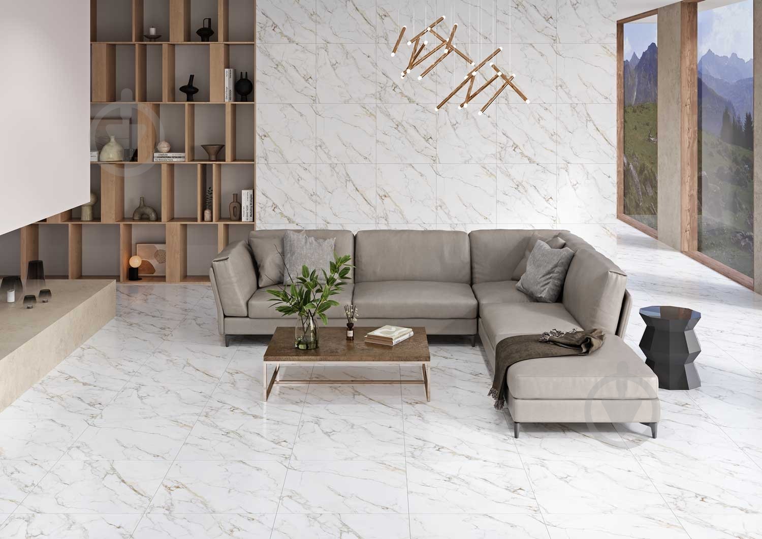 Плитка Cersanit Lumina gold satin rect 59,8*59,8 см - фото 7