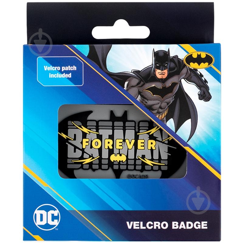 Бейдж KITE на липучке 3011 DC Batman - фото 1 Бейдж KITE на липучке 3011 DC Batman - фото 1