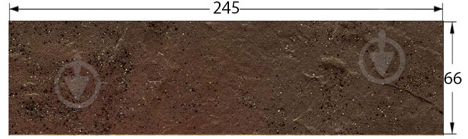 Клинкерная плитка Ceramika Paradyz Arteon brown elewacja 24,5х6,6 см (new 60127159) - фото 2