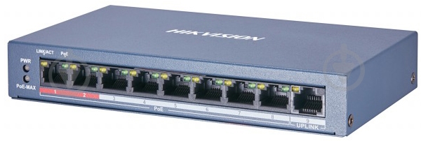 Коммутатор Hikvision DS-3E0109P-E/M(B) - фото 1