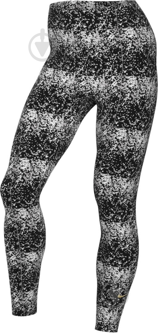 Лосины Nike W ONE TGT 7/8 ICNCLSH SHM CU6030-010 р.S черный - фото 3