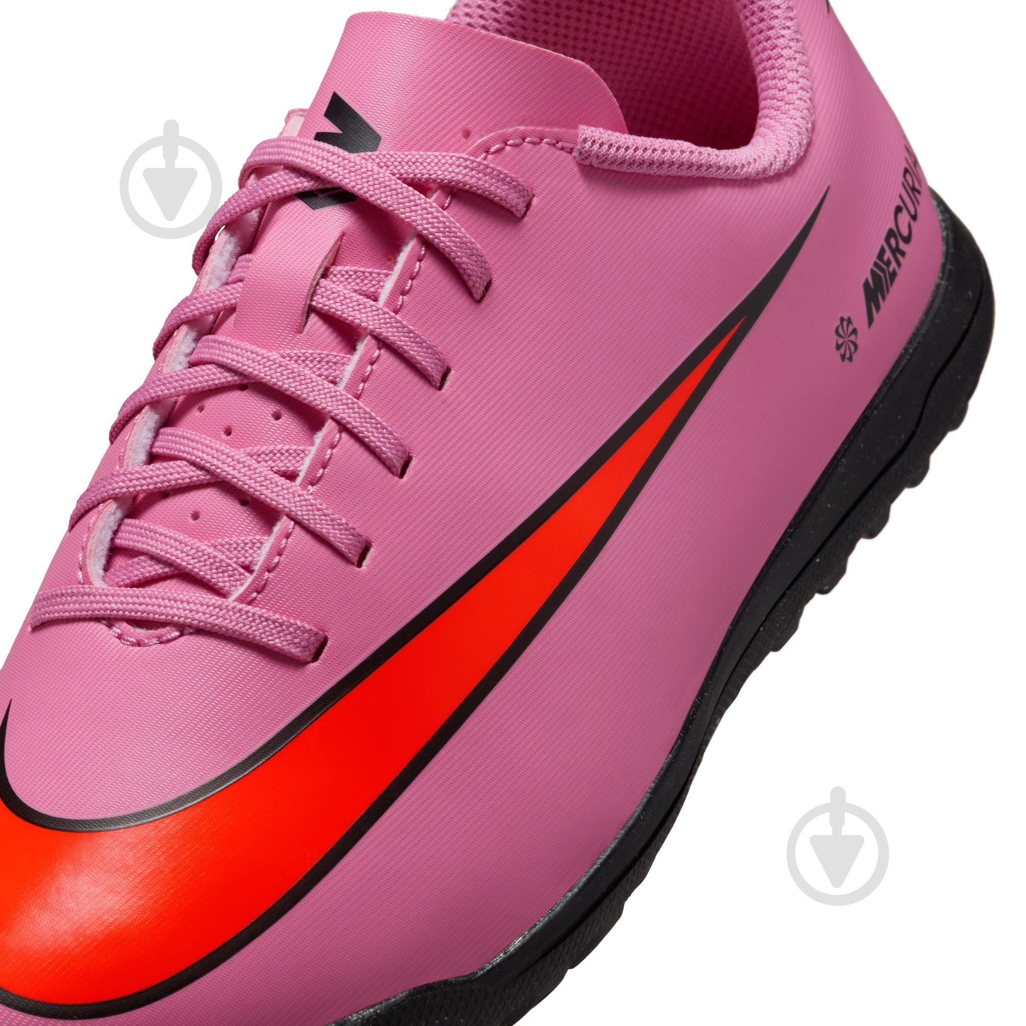 Сороконожки Nike Jr. Mercurial Vapor 16 Club FQ8287-600 р.35 розовый - фото 9 Сороконожки Nike Jr. Mercurial Vapor 16 Club FQ8287-600 р.35 розовый - фото 9