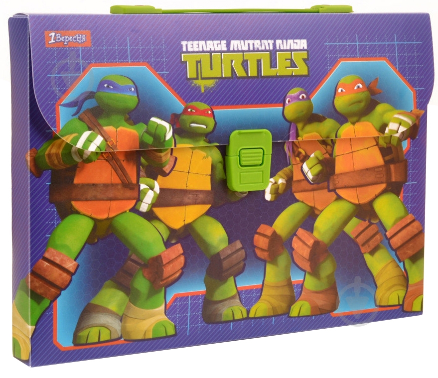 Папка-портфель Ninja Turtles 491447 1 вересня - фото 1