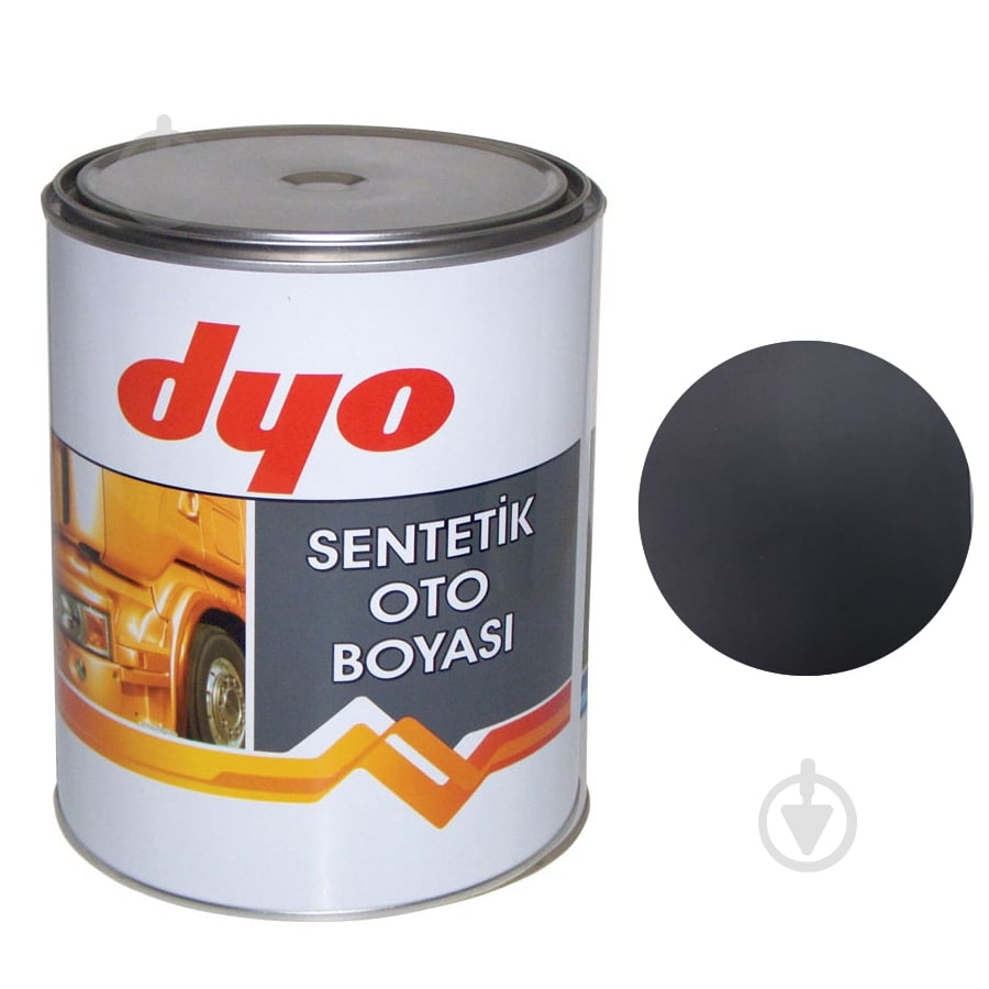 Автоэмаль алкидная черный мат Dyo 1000 мл - фото 1