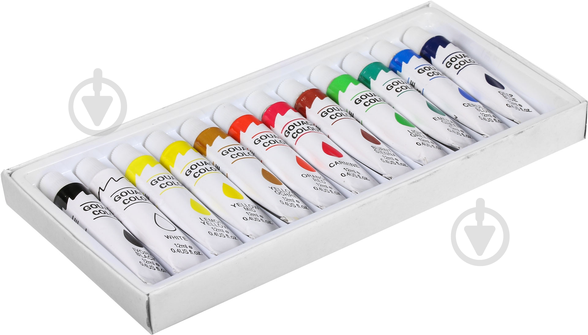 Гуашь 83551 12 шт. 12 мл Centrum - фото 2 Гуашь 83551 12 шт. 12 мл Centrum - фото 2