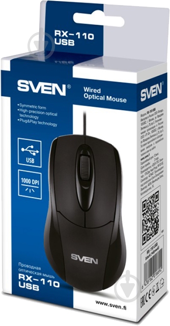 Миша Sven RX-110 Silver USB - фото 6 Миша Sven RX-110 Silver USB - фото 6