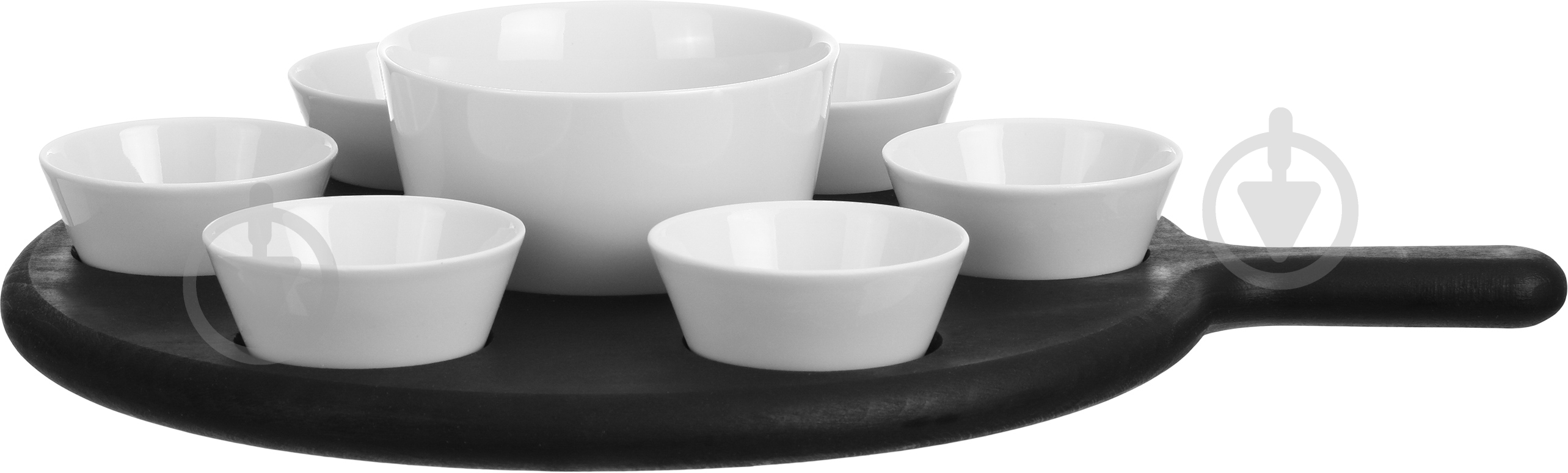 Набор пиал LSA на чорній підставці Paddle - фото 1