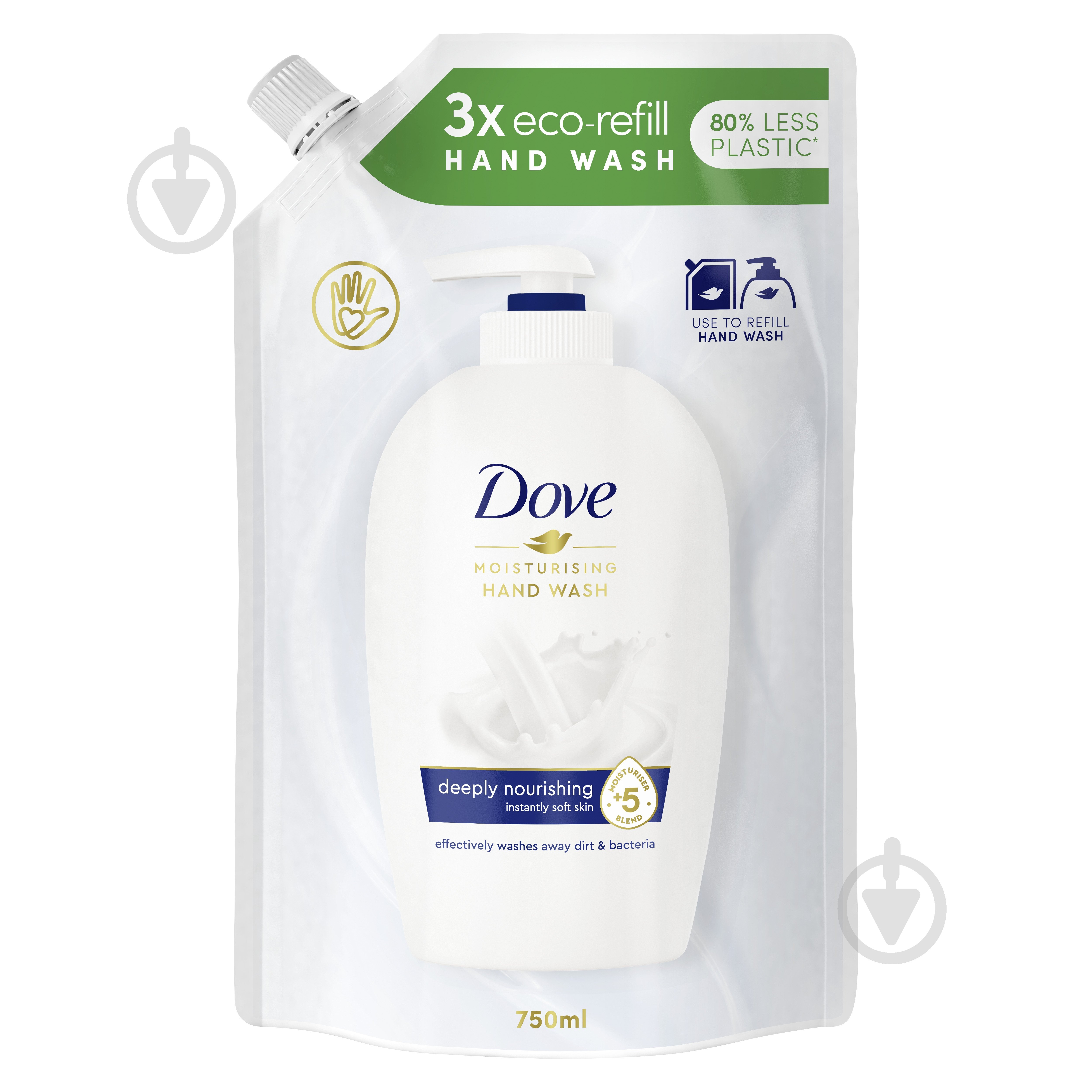 Мыло жидкое Dove Красота и уход 750 мл - фото 1