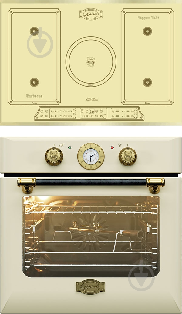 Комплект встраиваемой техники Kaiser Belle Epoque EH 6432 ElfBe Eco + KCT 7797 FI ElfEm - фото 1
