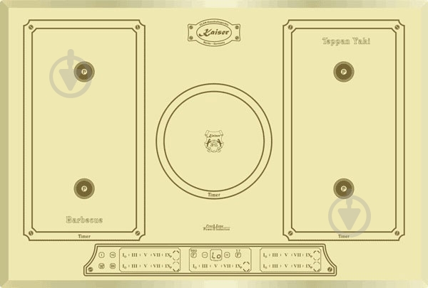 Комплект встраиваемой техники Kaiser Belle Epoque EH 6432 ElfBe Eco + KCT 7797 FI ElfEm - фото 2