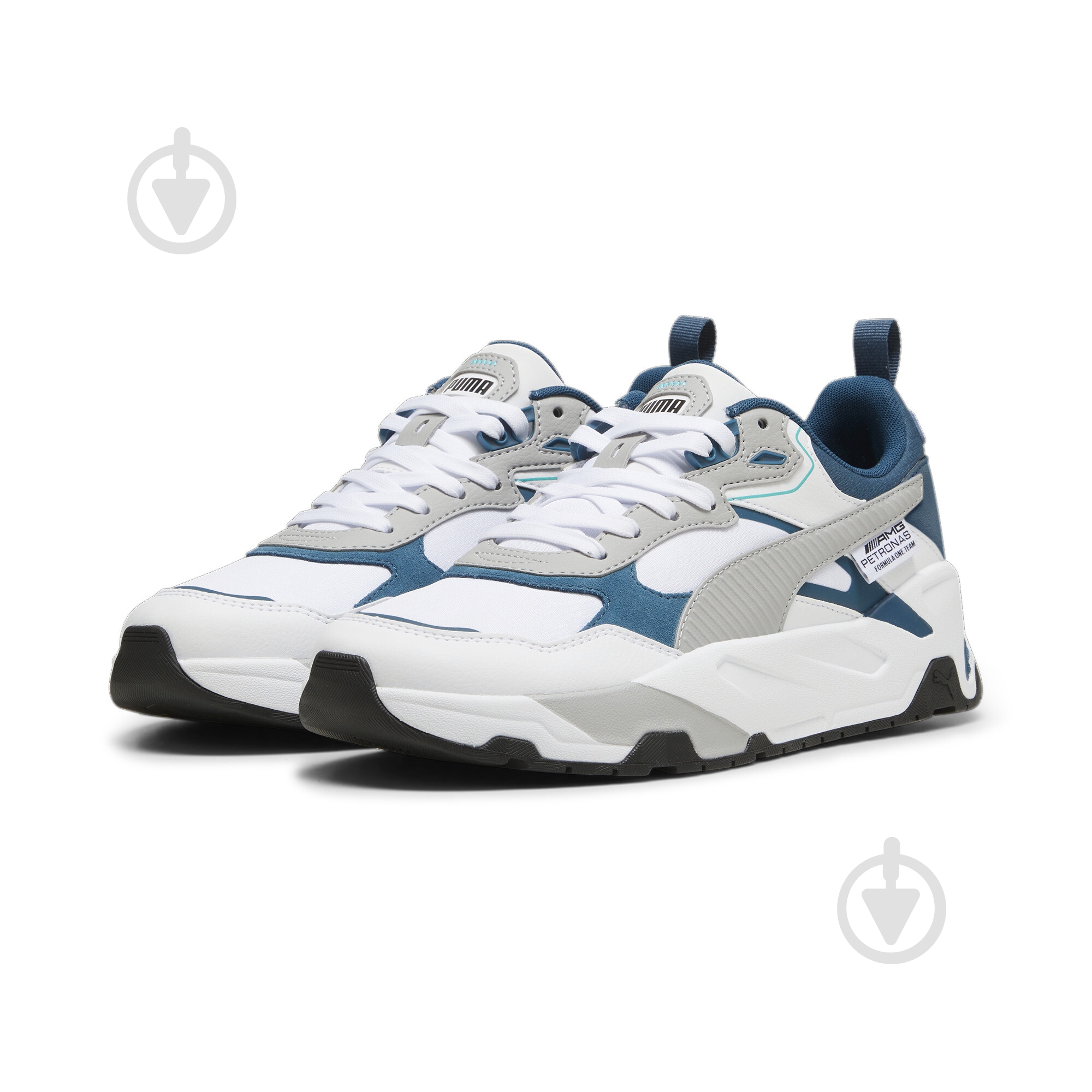 Кроссовки мужские Puma MAPF1 TRINITY 30795205 р.44,5 белые - фото 1 Кроссовки мужские Puma MAPF1 TRINITY 30795205 р.44,5 белые - фото 1