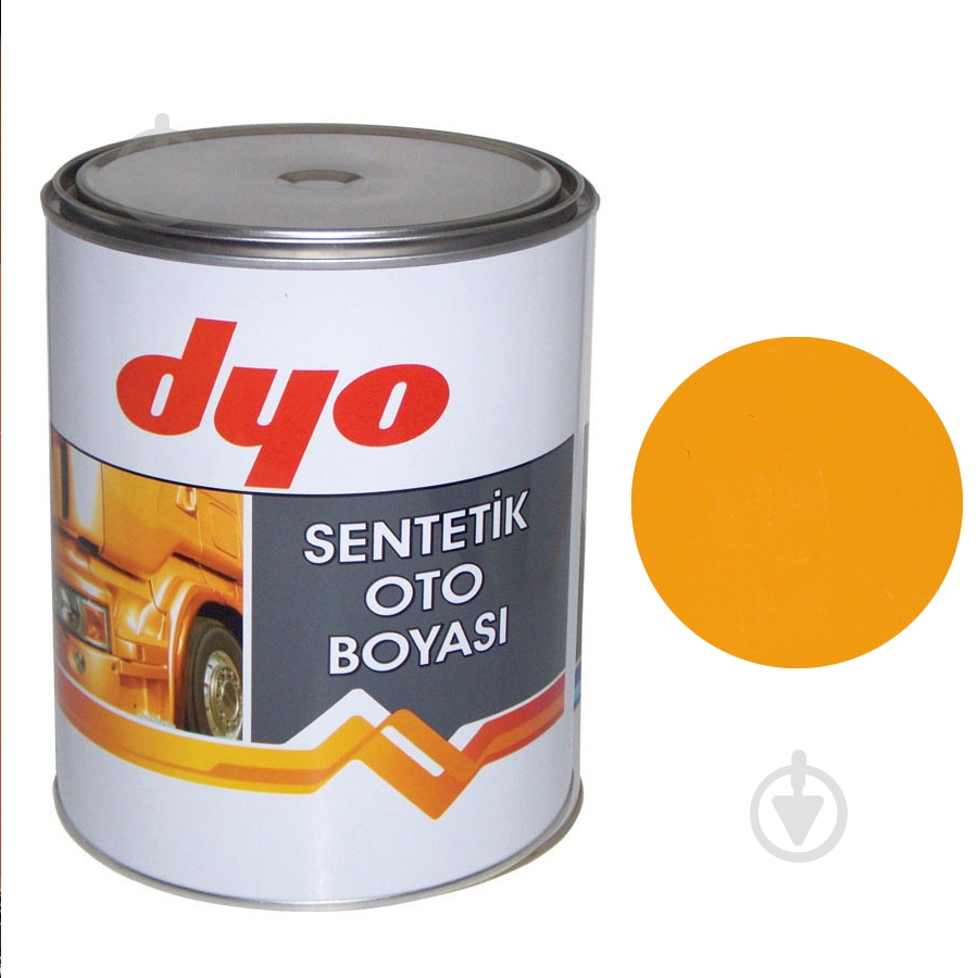 Автоэмаль алкидная 28 апельсин Dyo 1000 мл - фото 1