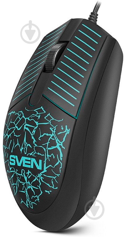 Мышка Sven RX-70 Black USB (530093) - фото 3