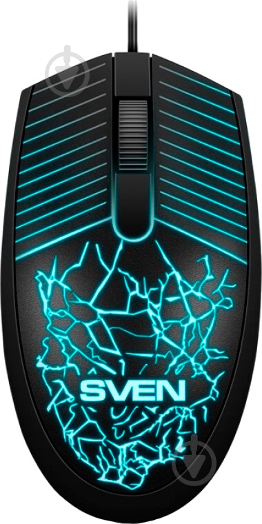 Мышка Sven RX-70 Black USB (530093) - фото 2