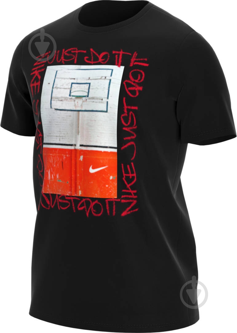 Футболка Nike M NK DRY TEE HOOP PHOTO CD1288-010 р.XL чорний - фото 3