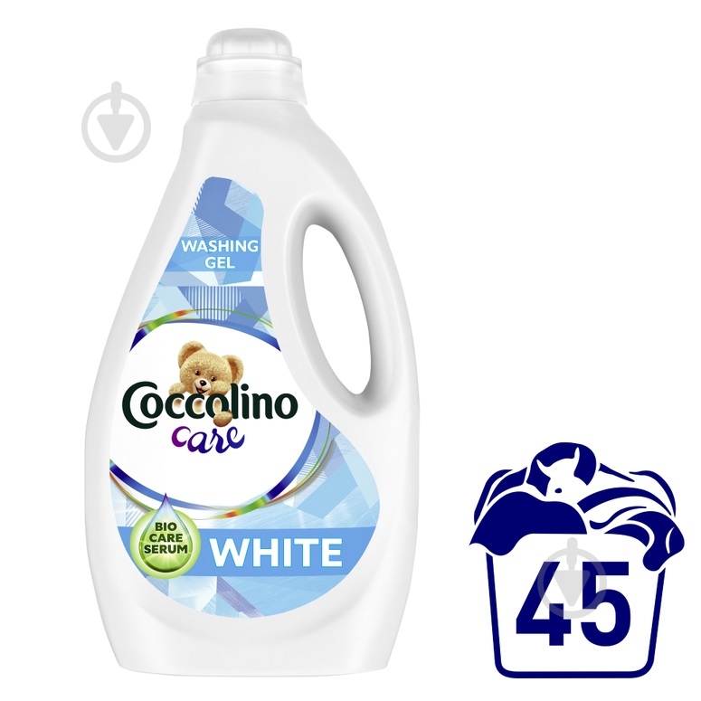 Гель для машинного прання Coccolino White 1,8 л - фото 2