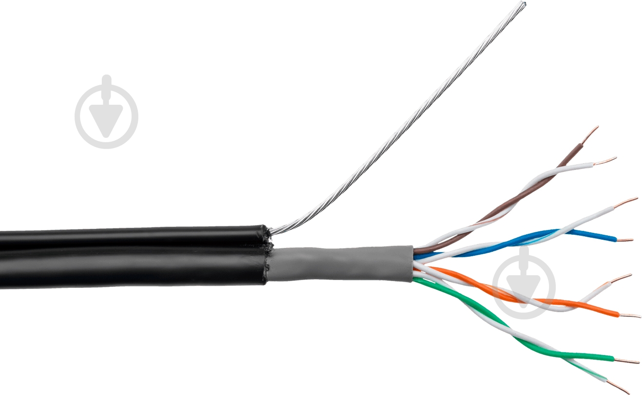 Кабель комп'ютерний LogicPower UTP 8x0,51 біметал - фото 1 Кабель комп'ютерний LogicPower UTP 8x0,51 біметал - фото 1