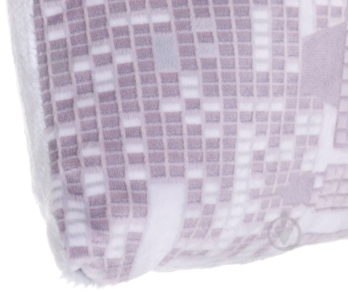 Подушка декоративная Brooklin 45x45 см фиолетовый с белым La Nuit - фото 4 Подушка декоративная Brooklin 45x45 см фиолетовый с белым La Nuit - фото 4