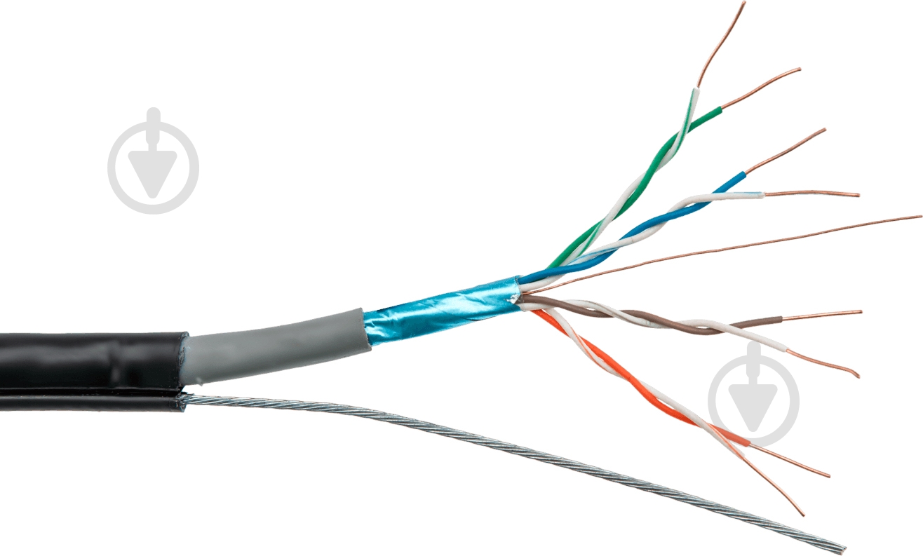 Кабель компьютерный LogicPower FTP 8x0,51 биметалл - фото 1 Кабель компьютерный LogicPower FTP 8x0,51 биметалл - фото 1