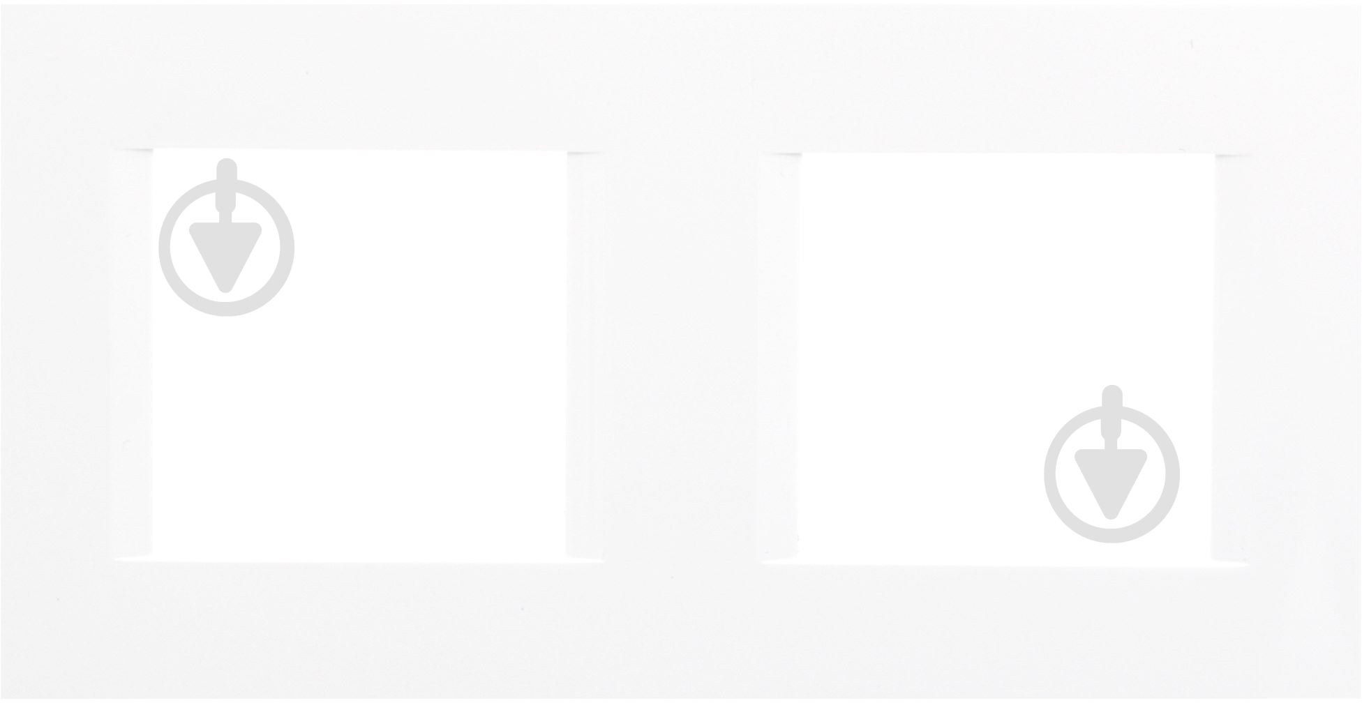 Рамка модульная TEM MODUL line 2х2M горизонтальная белый 4324252 - фото 1 Рамка модульная TEM MODUL line 2х2M горизонтальная белый 4324252 - фото 1