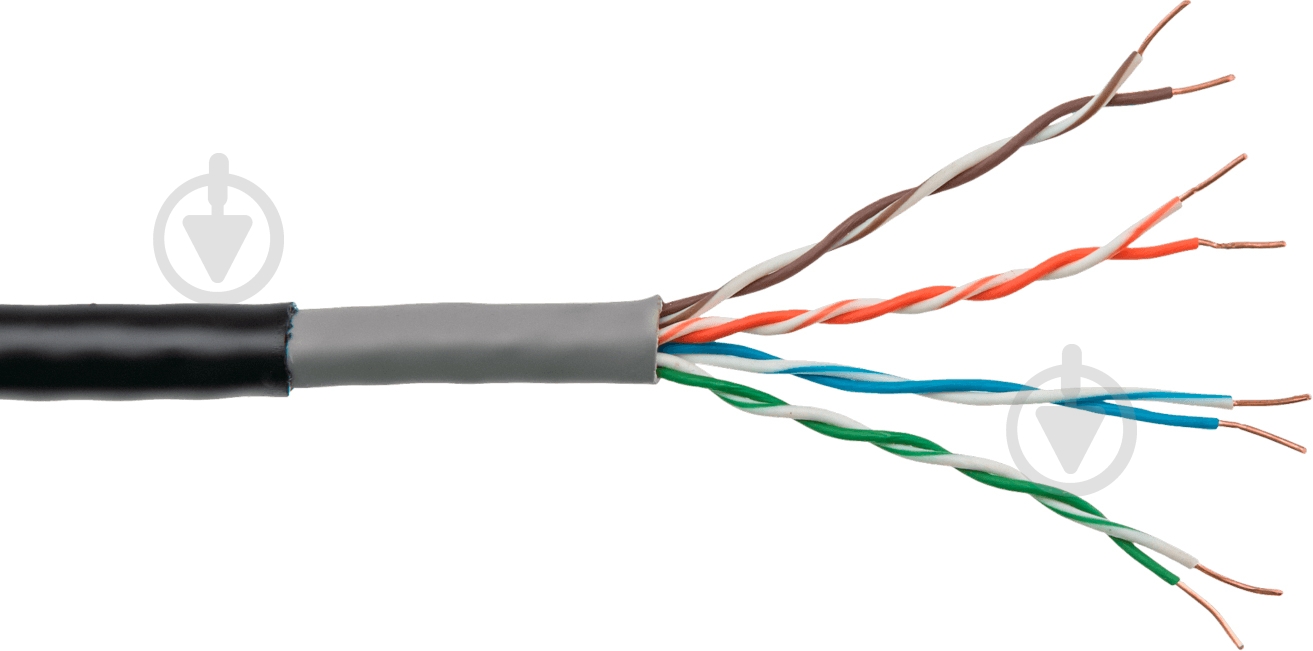 Кабель комп'ютерний LogicPower UTP 8x0,5 мідь - фото 1 Кабель комп'ютерний LogicPower UTP 8x0,5 мідь - фото 1