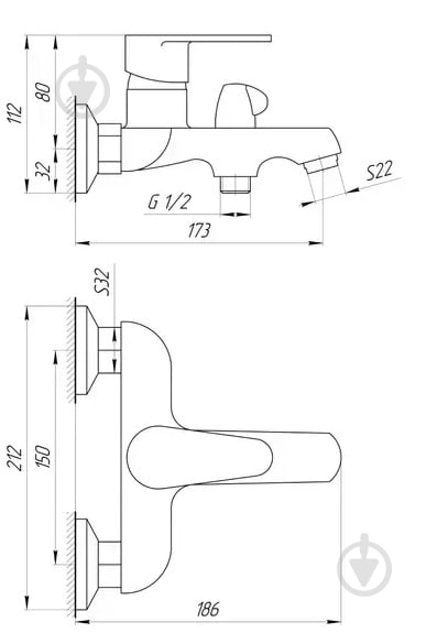 Змішувач для ванни DOMINO ALICANTE DAA-102N - фото 7