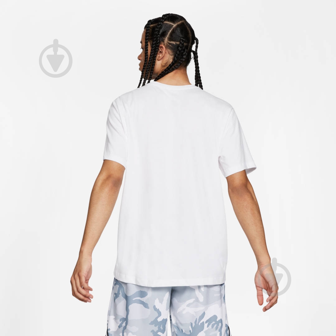 Футболка Nike M NK DRY TEE HOOP PHOTO CD1288-100 р.S білий - фото 5